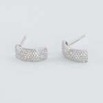 Boucles D'oreilles Puces Charlotte Or Blanc Diamant - Clous d'oreilles Femme | Histoire d&rsquo;Or