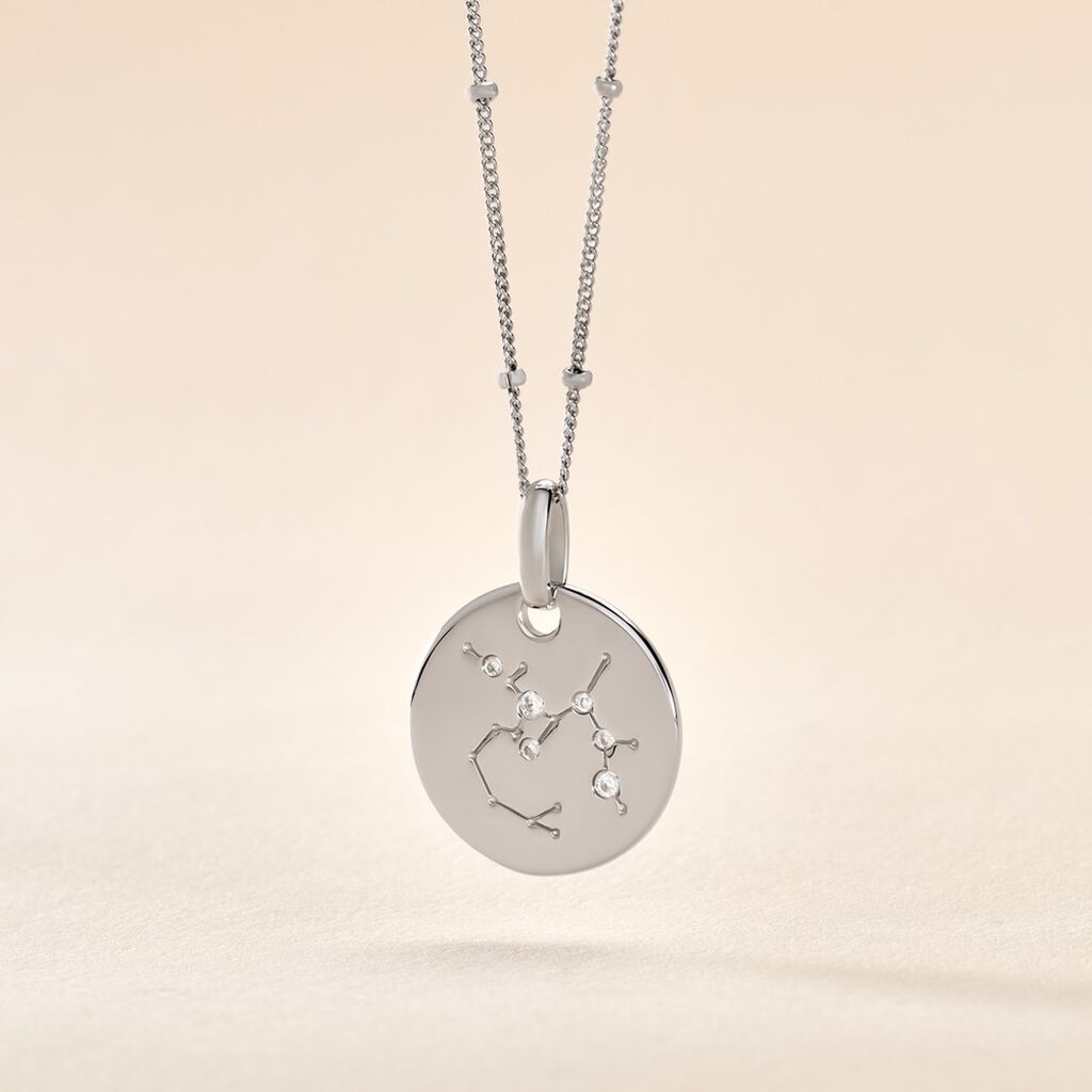 Collier Astr Argent Oxydes De Zirconium - Colliers Zodiaque Femme | Histoire d’Or
