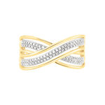 Bague Pivoine Or Jaune Diamant - Bagues avec pierre Femme | Histoire d&rsquo;Or