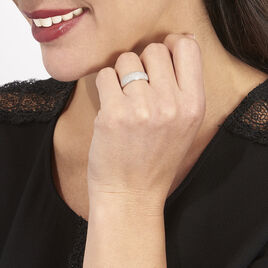 Bague Charlotte Or Blanc Diamant Divers - Bagues avec pierre Femme | Histoire d’Or