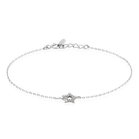 Bracelet Stamatia Argent Blanc Oxyde De Zirconium - Bracelets Femme | Histoire d’Or