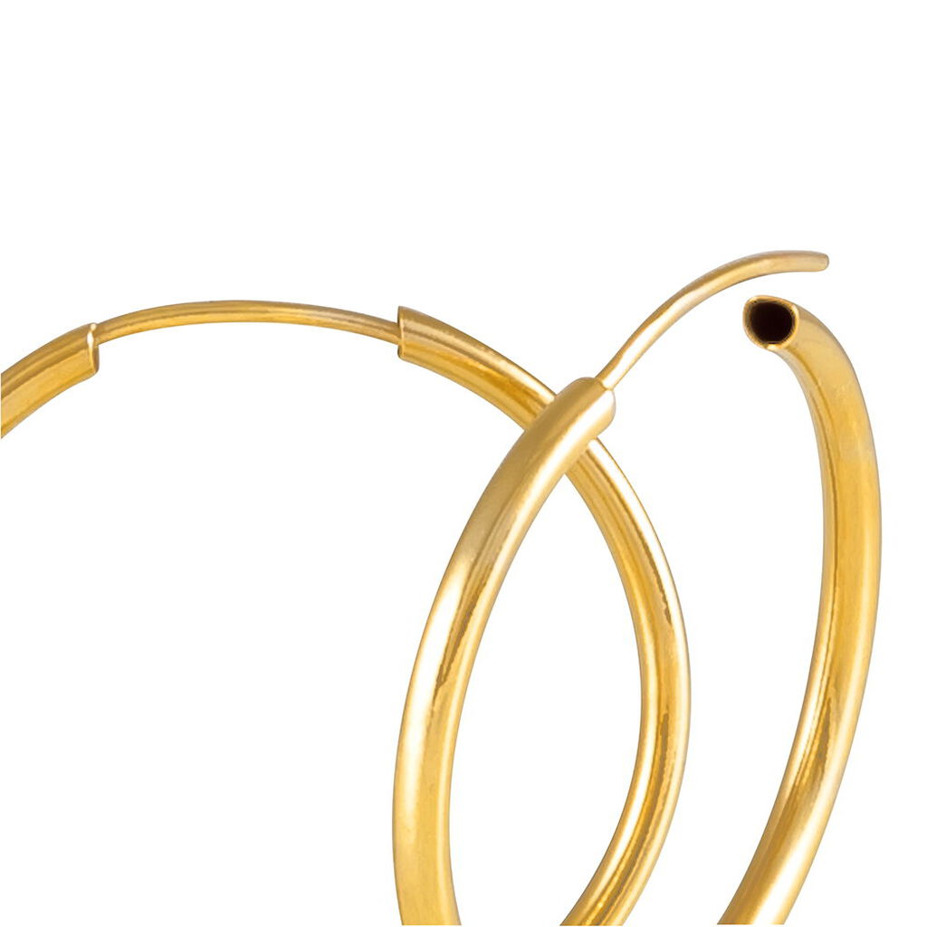 Cr&eacute;oles Valencina Or Jaune - Boucles d'oreilles cr&eacute;oles Femme | Histoire d&rsquo;Or