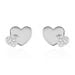 Boucles D'oreilles Puces Flamen Argent Blanc Oxyde De Zirconium - Boucles d'oreilles fantaisie Femme | Histoire d’Or