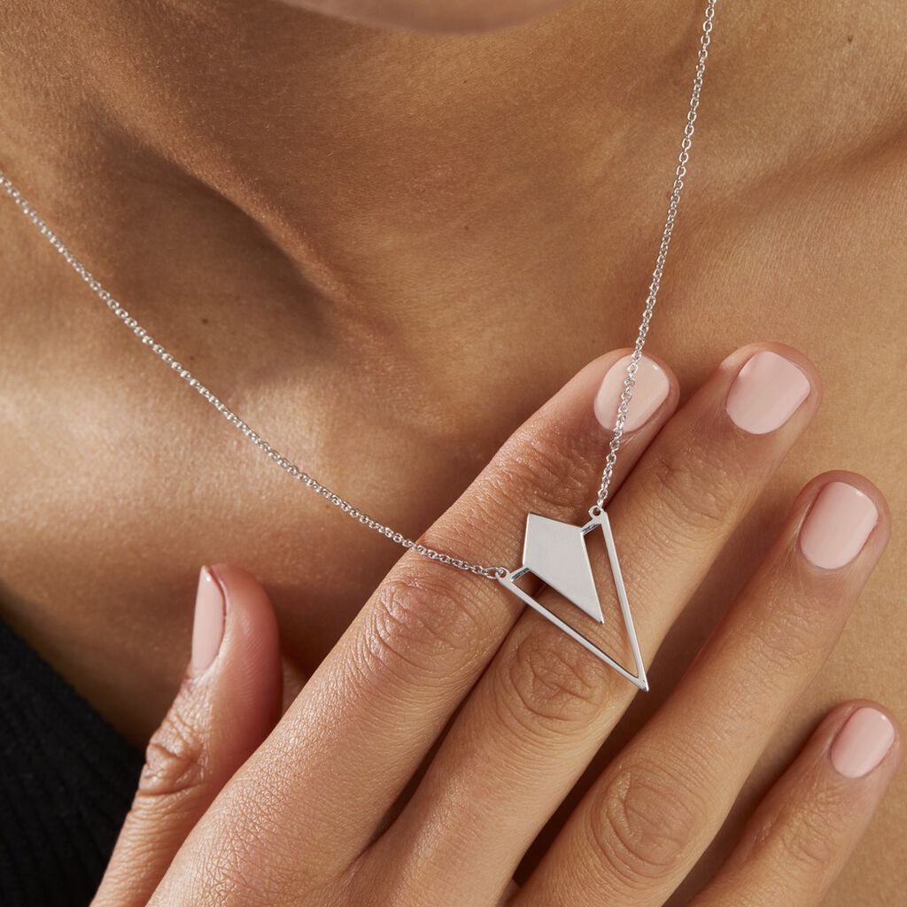 Collier Tylee Argent Blanc - Colliers fantaisie Femme | Histoire d’Or