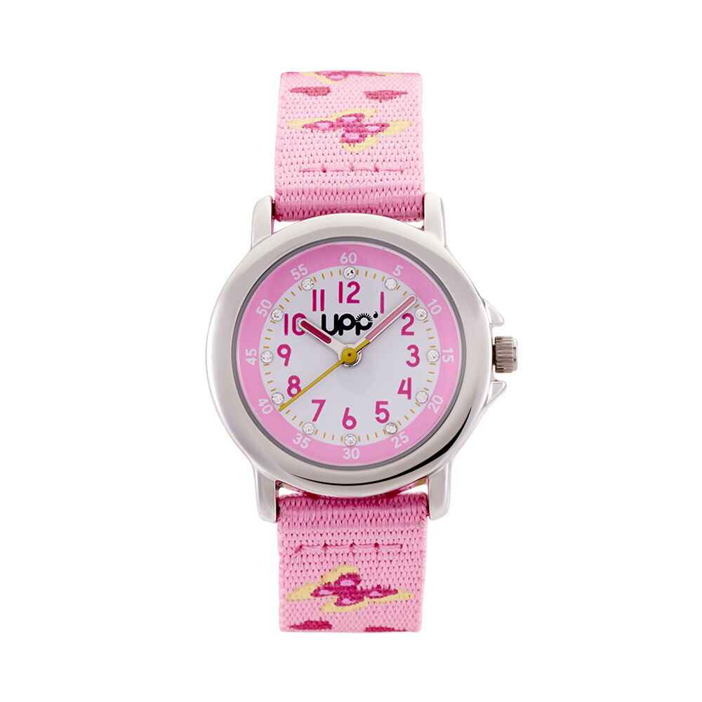 Montres Upp Kidz CL222 Laiton Clip Blanc Ronde HNMEBQW0070
