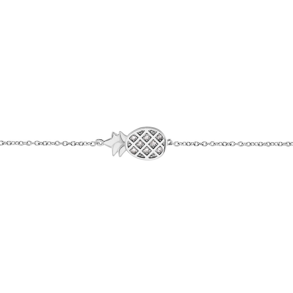 Bracelet Harold Argent Blanc Oxyde De Zirconium - Bracelets Femme | Histoire d’Or