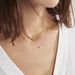 Collier Or Blanc Victoria Diamant Synthétique - Colliers Femme | Histoire d’Or