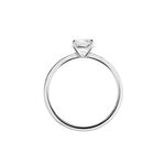Bague Solitaire Stella Argent Blanc Oxyde De Zirconium - Bagues solitaires Femme | Histoire d&rsquo;Or