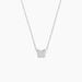 Collier Gladys Argent Blanc Oxyde De Zirconium - Colliers fantaisie Femme | Histoire d’Or