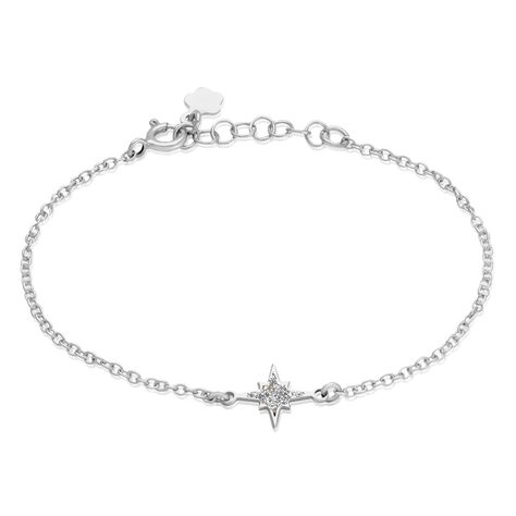 Bracelet Alcyone Argent Blanc - Bracelets Femme | Histoire d’Or