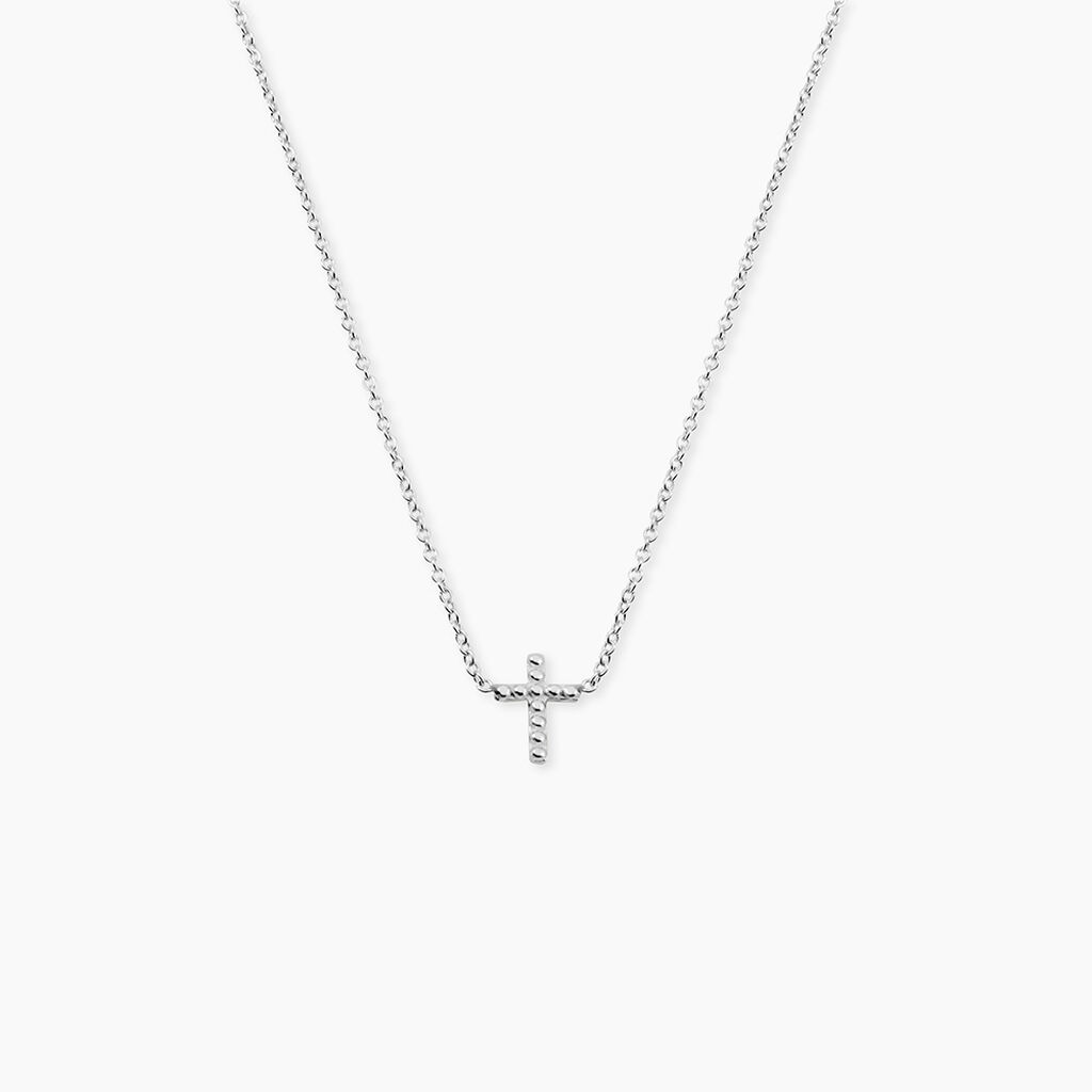 Collier Peyton Argent Blanc - Colliers fantaisie Femme | Histoire d&rsquo;Or