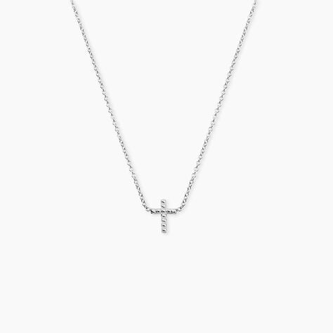 Collier Peyton Argent Blanc - Colliers fantaisie Femme | Histoire d&rsquo;Or