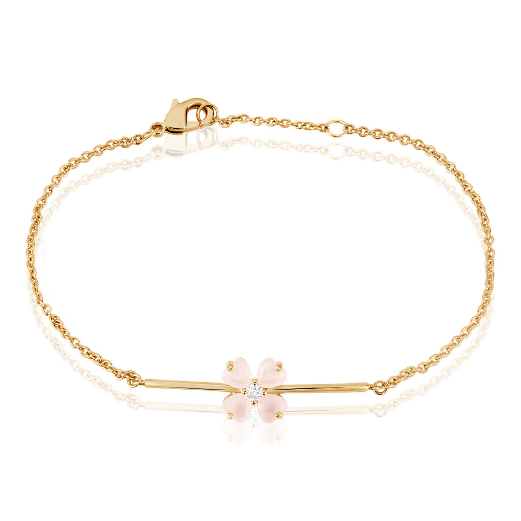 Bracelet Sendai Plaqué Or Jaune Oxyde De Zirconium