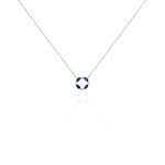 Collier Arlina Or Blanc Saphir Et Diamant - Colliers Femme | Histoire d&rsquo;Or