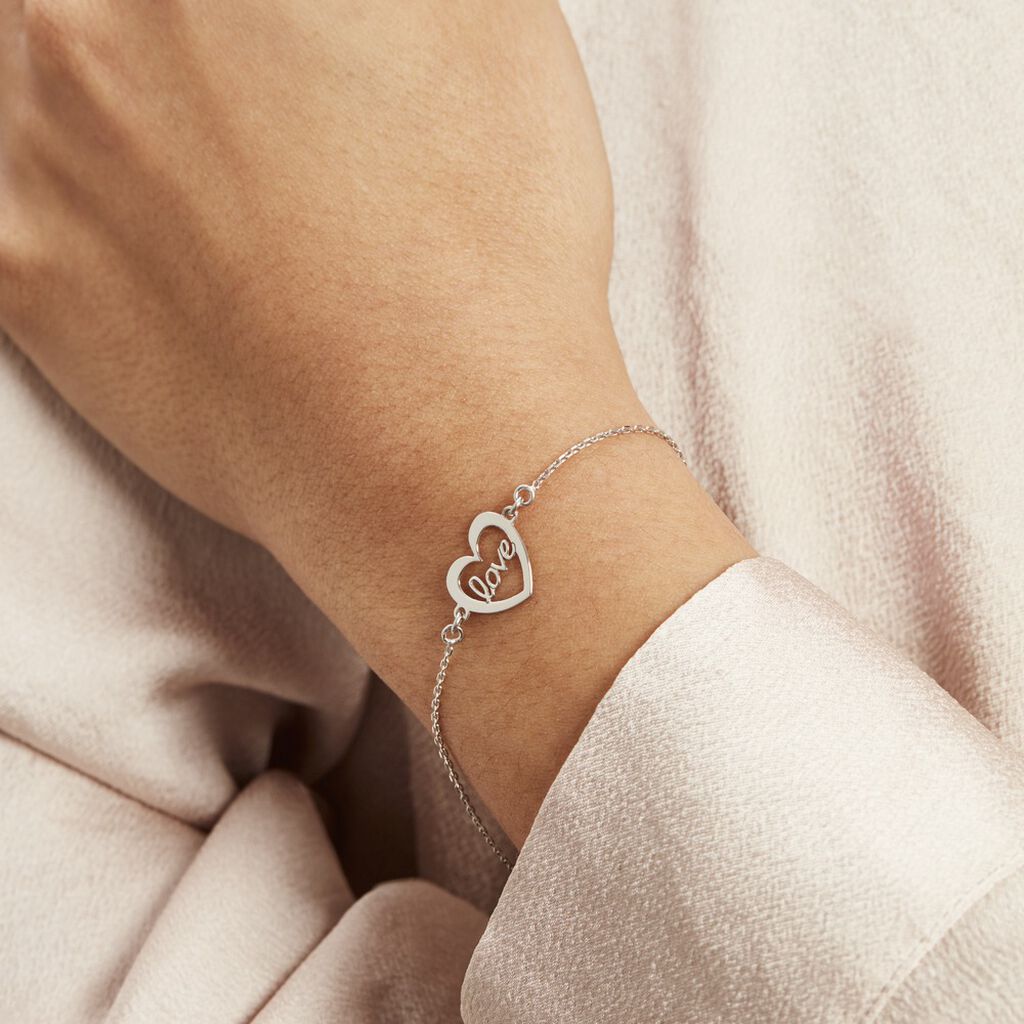 Bracelet Lovia Argent Blanc - Bracelets Femme | Histoire d’Or