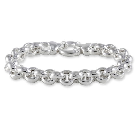 Bracelet Carola Maille Jaseron Argent Blanc - Bracelets chaîne Femme | Histoire d’Or