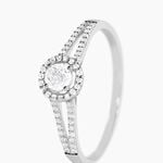 Bague Solitaire Karen Or Blanc Diamant - Bagues solitaires Femme | Histoire d&rsquo;Or