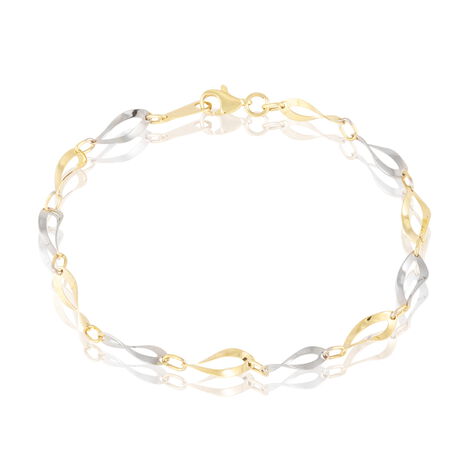 Bracelet Alejo Maille Fantaisie Or Bicolore - Bracelets Femme | Histoire d’Or