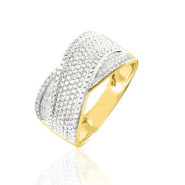 Bague Elyne Or Jaune Diamant - Bagues avec pierre Femme | Histoire d’Or