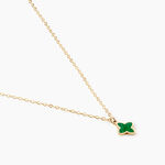 Collier Lucky Gems Or Jaune Malachite - Colliers Femme | Histoire d&rsquo;Or