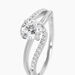 Bague Mirene Argent Blanc Oxyde De Zirconium - Bagues solitaires Femme | Histoire d’Or