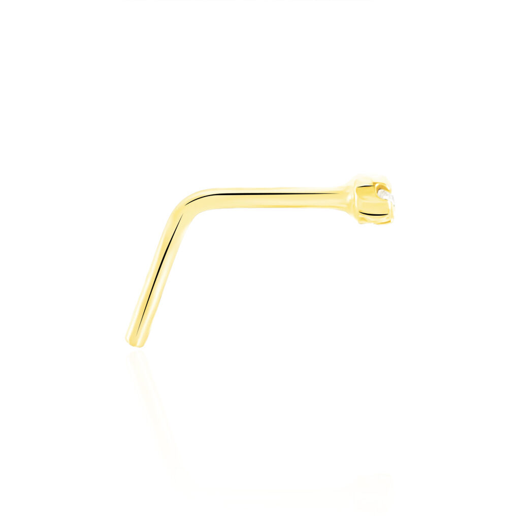Piercing De Nez Demetrie Or Jaune Diamant B3ZFJDW0010 • Histoire d