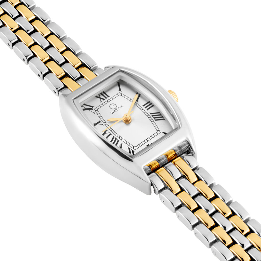 Montre O Watch Curved Argenté - Montres Femme | Histoire d’Or