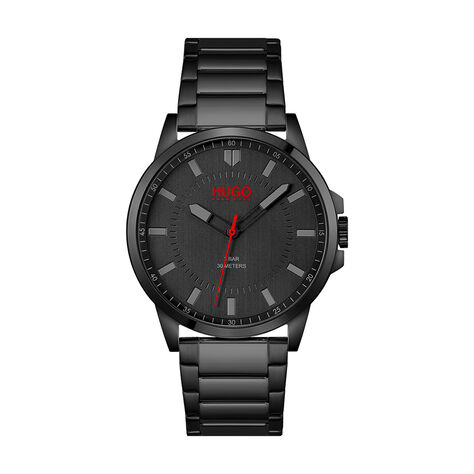 Montre Hugo First Noir - Montres Homme | Histoire d’Or