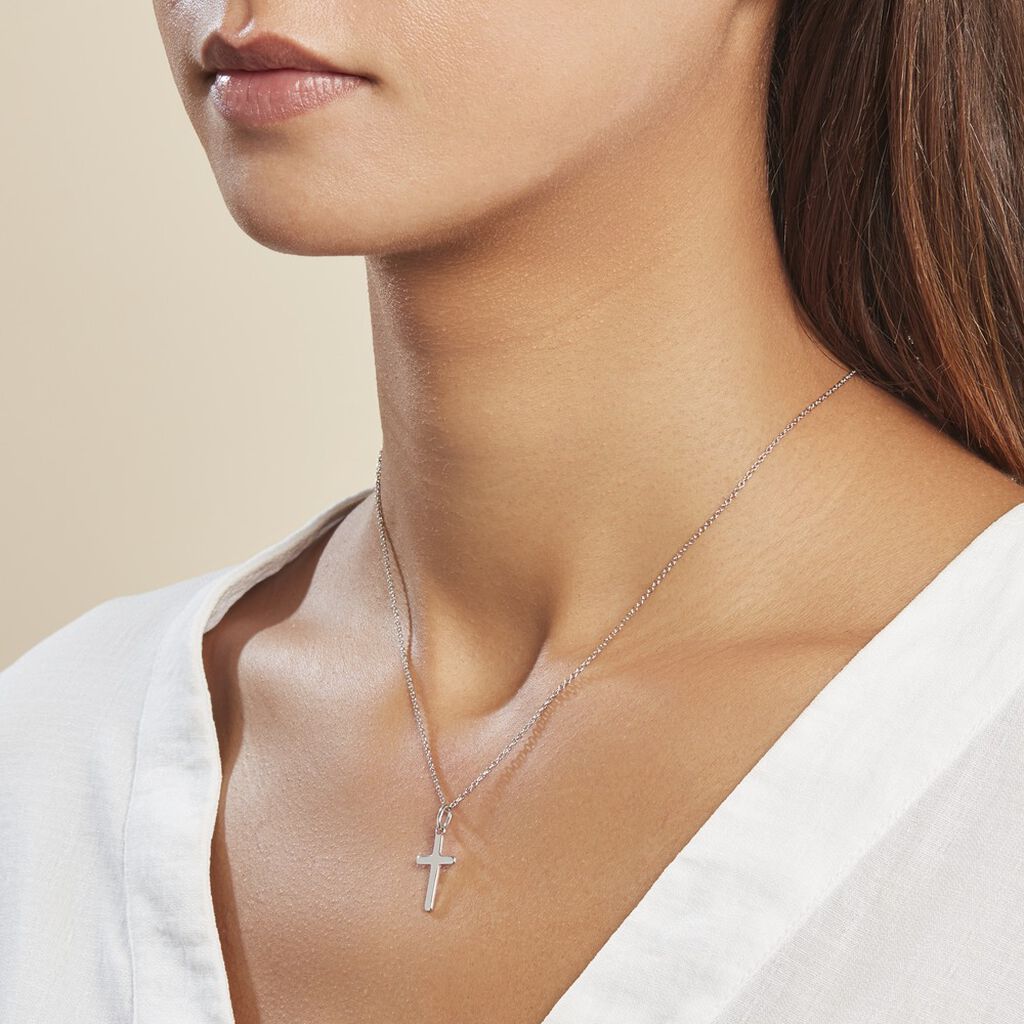 Pendentif Tifene Argent Blanc - Pendentifs Unisex | Histoire d’Or