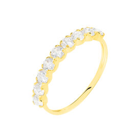 Alliance Ice Or Jaune Oxyde De Zirconium - Alliances Femme | Histoire d’Or