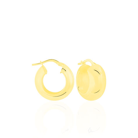 Créoles Telly Or Jaune - Boucles d'oreilles créoles Femme | Histoire d’Or