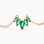 Collier Amazonia Plaqu&eacute; Or Jaune Oxyde De Zirconium - Colliers Femme | Histoire d&rsquo;Or