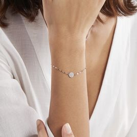 Bracelet Argent Blanc Turin Oxydes De Zirconium - Bracelets fantaisie Femme | Histoire d’Or