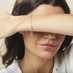 Bracelet Izel Maille Anglaise Or Jaune - Bracelets cha&icirc;ne Femme | Histoire d&rsquo;Or