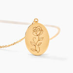 Collier Rozsa Or Jaune - Colliers Naissance Femme | Histoire d&rsquo;Or