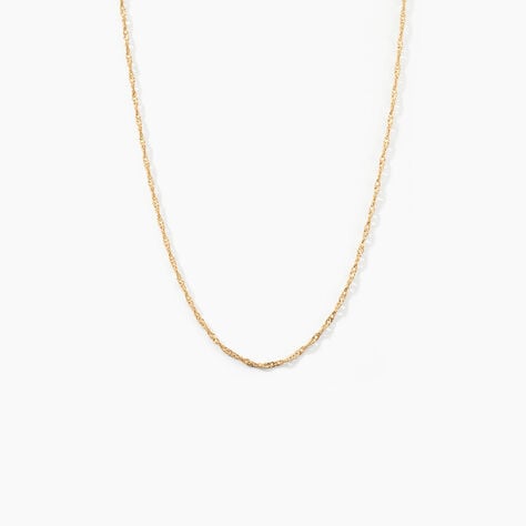 Cha&icirc;ne Imanie Maille Singapour Or Jaune - Chaines Femme | Histoire d&rsquo;Or