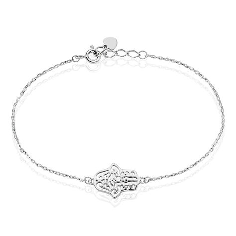 Bracelet Sarah Argent Blanc - Bracelets Main de Fatma Femme | Histoire d’Or