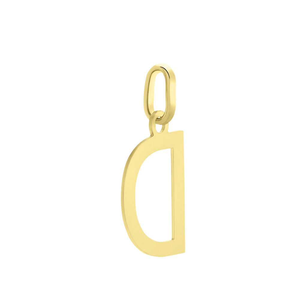 Pendentif Ionia Lettre Or Jaune - Pendentifs Famille | Histoire d’Or