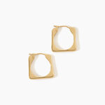 Cr&eacute;oles Beathag Argent Dor&eacute; A L'Or 750/1000 - Boucles d'oreilles cr&eacute;oles Femme | Histoire d&rsquo;Or