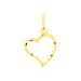 Pendentif Eudocie Coeur Strie Or Jaune - Pendentifs Femme | Histoire d’Or