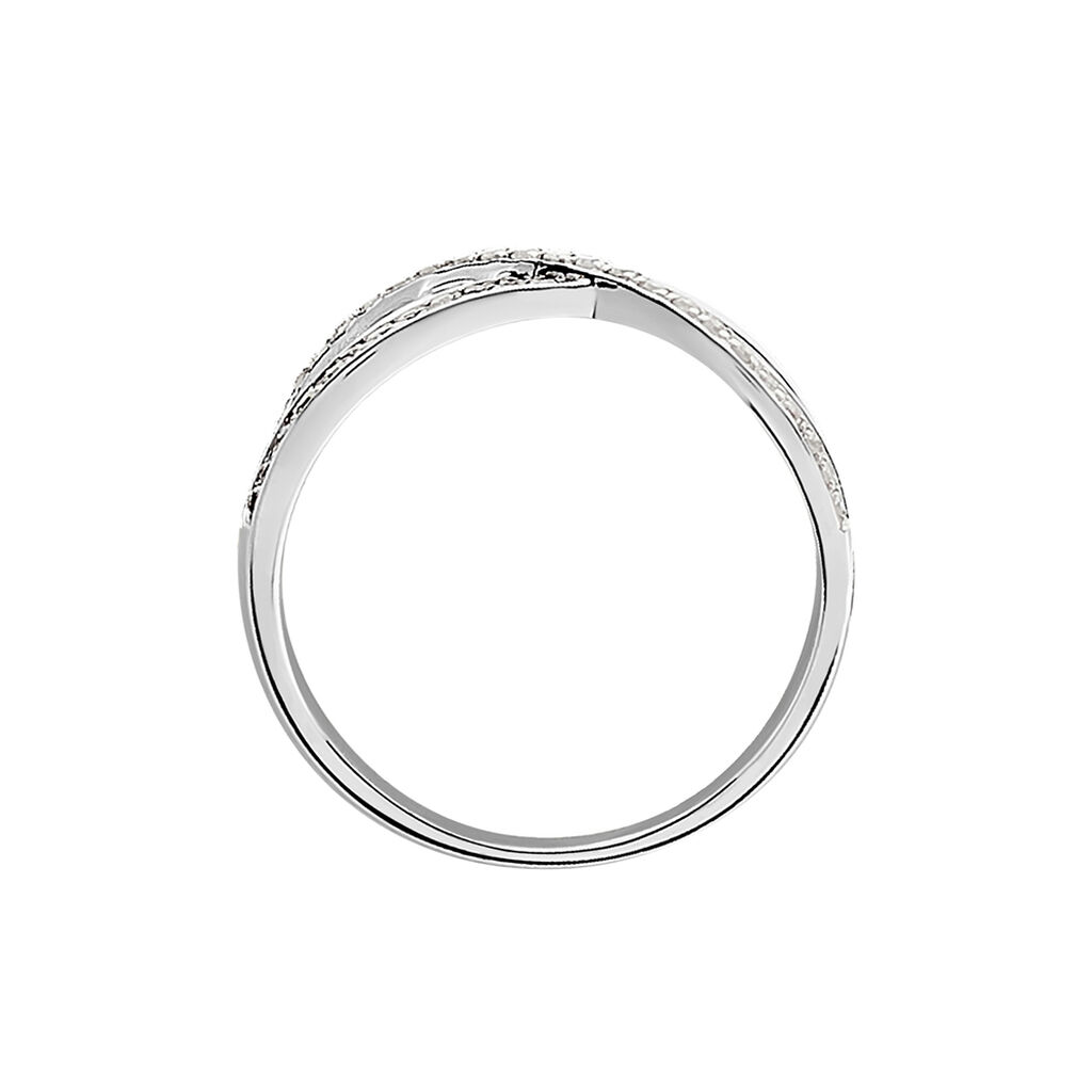 Bague Emilie Or Blanc Diamant - Bagues avec pierre Femme | Histoire d’Or
