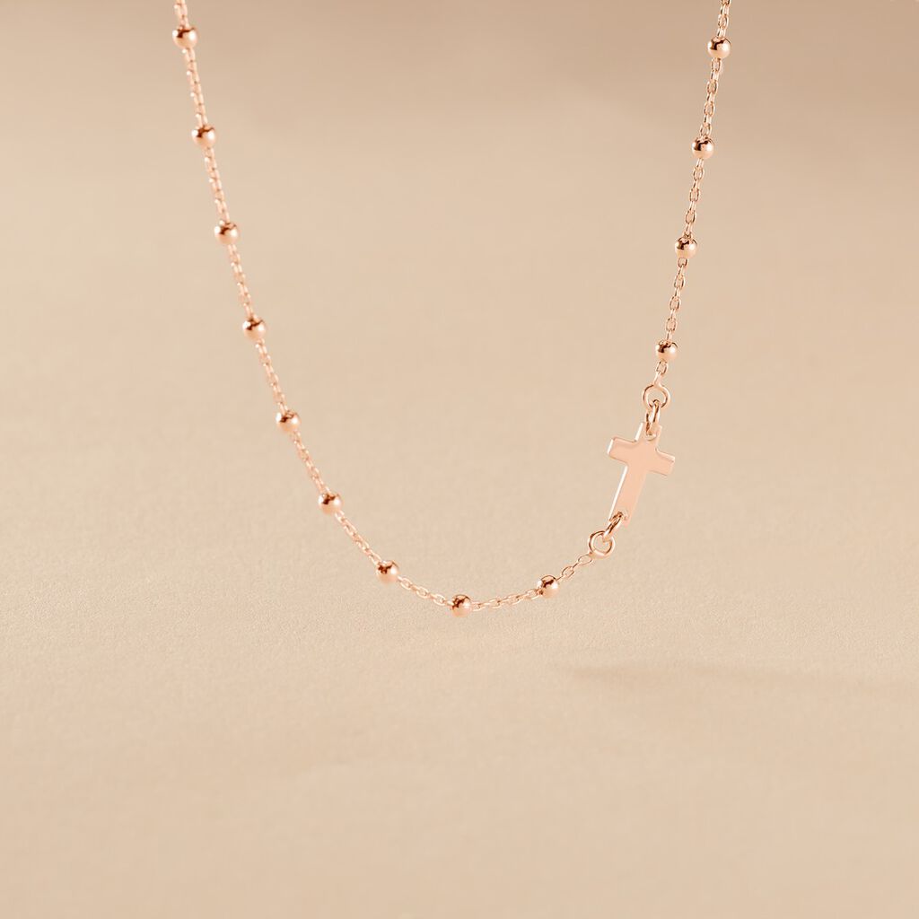 Collier Opale Argent Rose - Colliers fantaisie Femme | Histoire d’Or