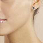 Boucles D'oreilles Pendantes Haia Or Rose Topaze Et Oxyde De Zirconium - Boucles d'oreilles pendantes Femme | Histoire d&rsquo;Or