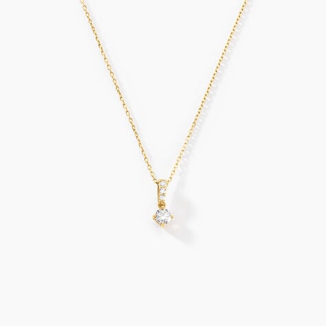 Collier Hemera Or Jaune Diamant - Colliers Femme | Histoire d’Or