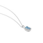 Collier Aladin Argent Blanc Oxyde De Zirconium - Colliers fantaisie Femme | Histoire d&rsquo;Or