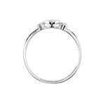 Bague Argent Blanc Afonso Oxyde De Zirconium - Bagues solitaires Femme | Histoire d&rsquo;Or
