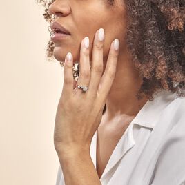 Bague Solitaire Grace Or Blanc Diamant - Bagues solitaires Femme | Histoire d’Or