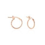 Cr&eacute;oles Valentine Argent Rose - Boucles d'oreilles cr&eacute;oles Femme | Histoire d&rsquo;Or