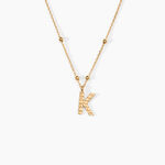 Collier Plaqu&eacute; Or Jaune Lettra - Bijoux sans pierre Femme | Histoire d&rsquo;Or