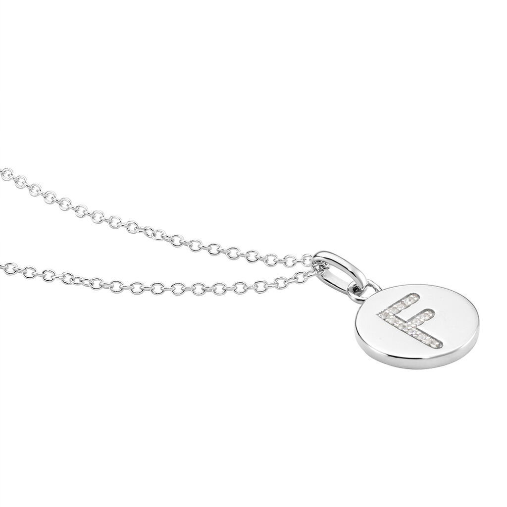 Collier Argent Eugenien Oxydes De Zirconium - Colliers fantaisie Femme | Histoire d’Or